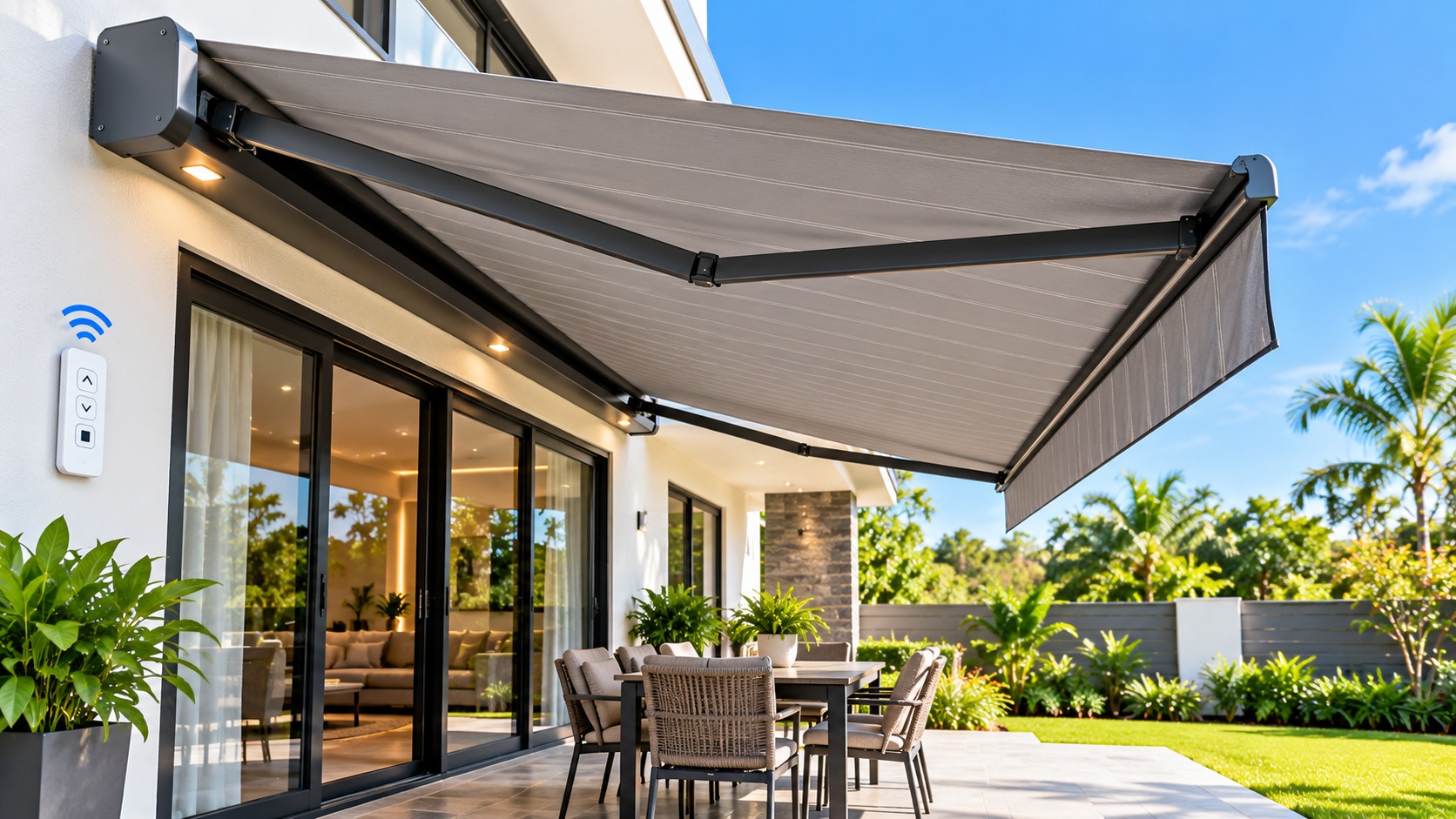 Motorised awnings